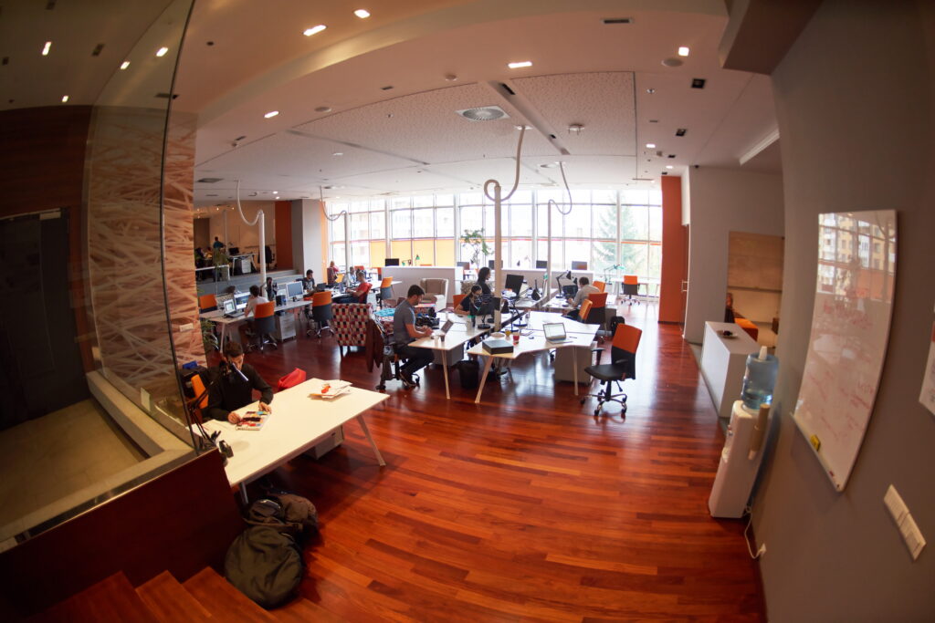 Seattle Washington tech hub with Amazon and Microsoft offices