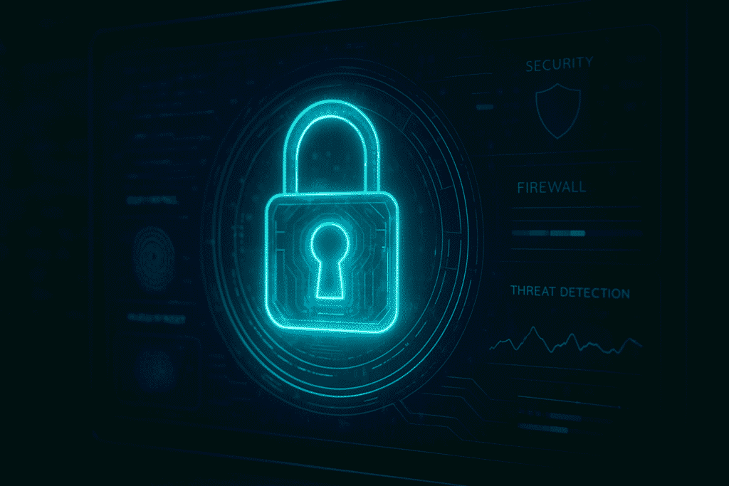 Cybersecurity professional protecting digital infrastructure from threats