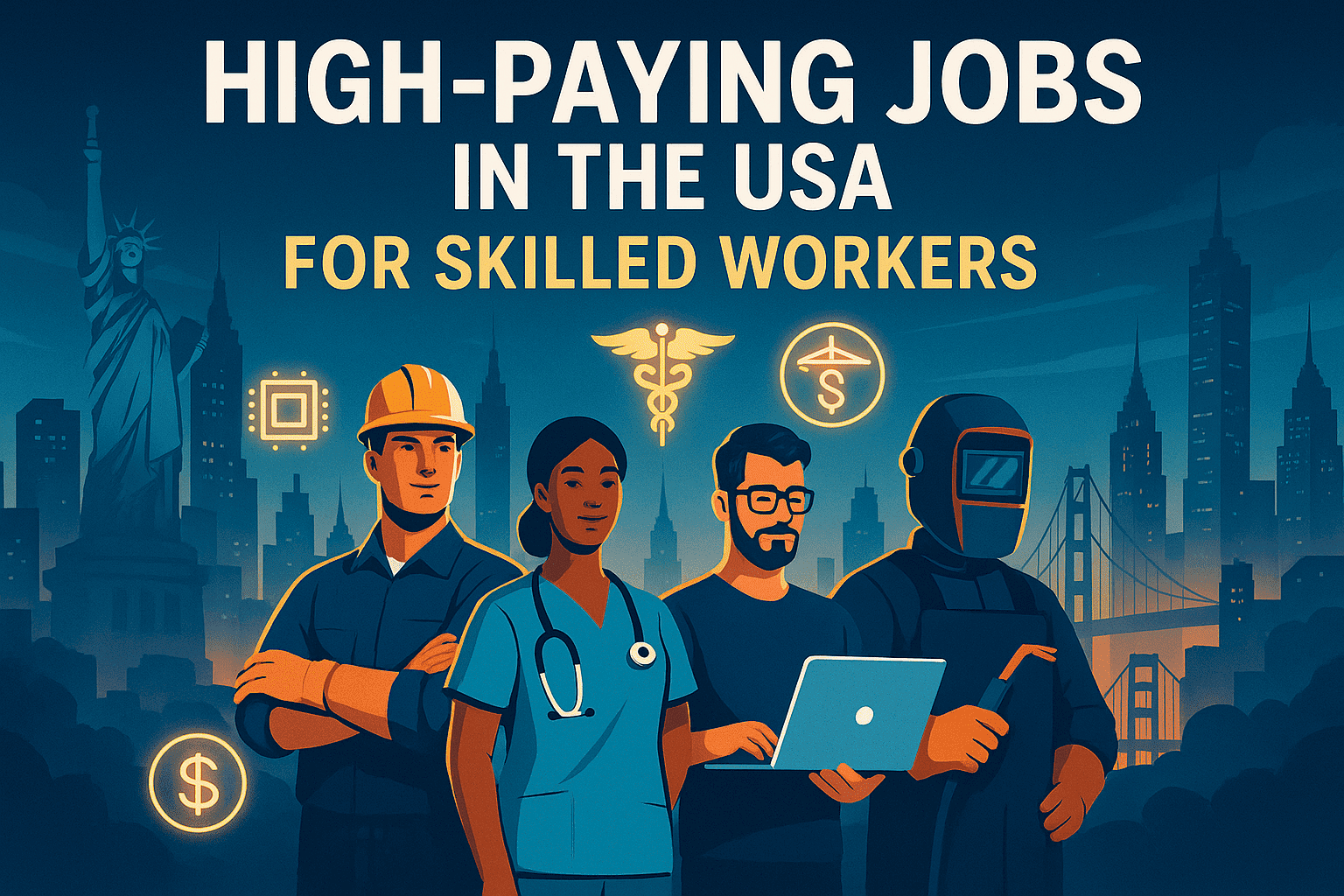 High-paying jobs in the USA for skilled workers