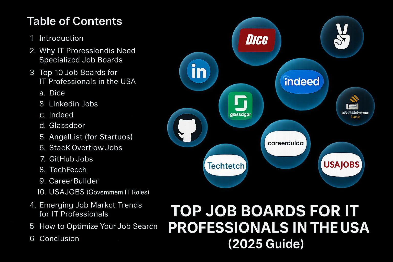 Top Job Boards for IT Professionals in the USA (2025 Guide)