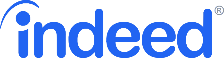Indeed job search engine dashboard with featured job listings