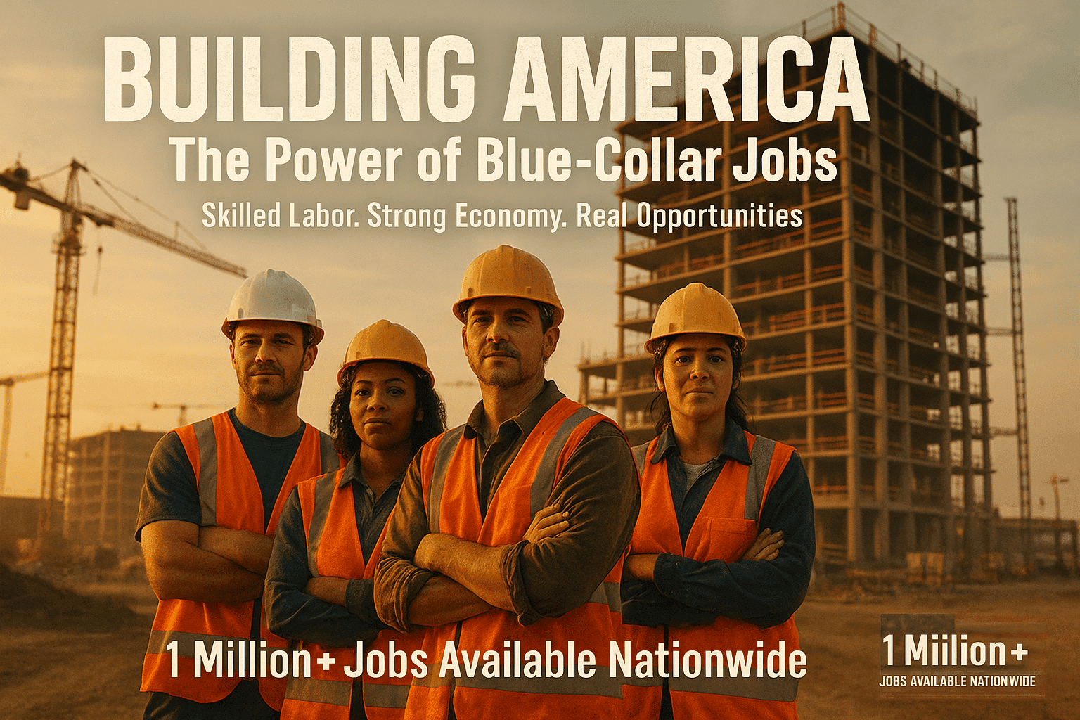Construction and Blue-Collar Jobs Available in the USA