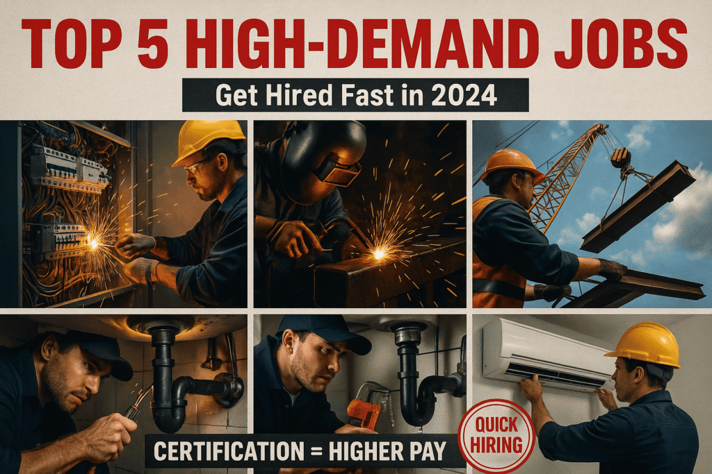 High-Demand Construction Jobs in the USA