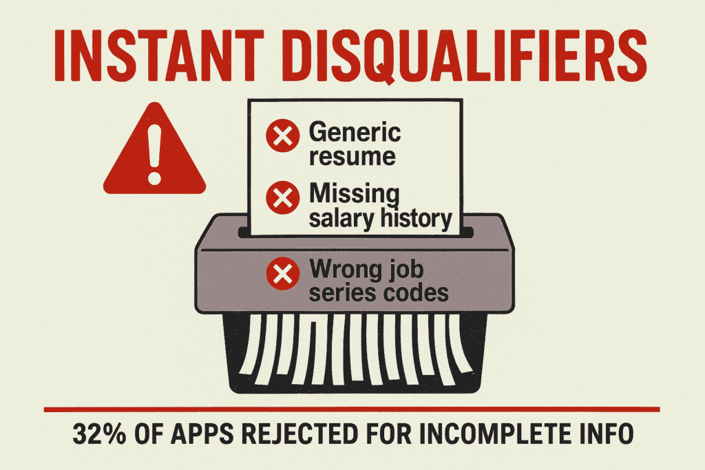 Most common federal job application mistakes to avoid