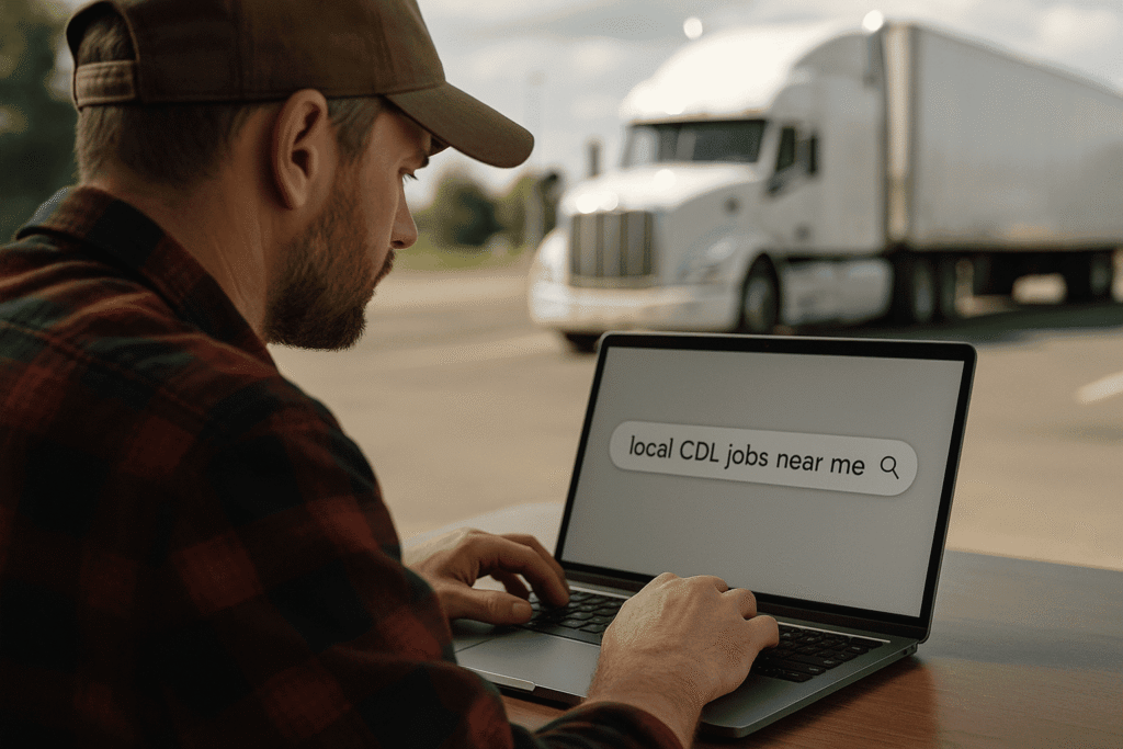 How to find local truck driving jobs in your area - job search tips