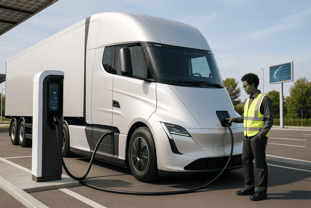 Future of trucking jobs with electric and autonomous vehicle technology