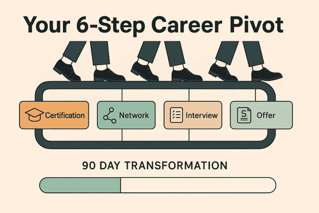 Career progression flowchart for high-demand US industries