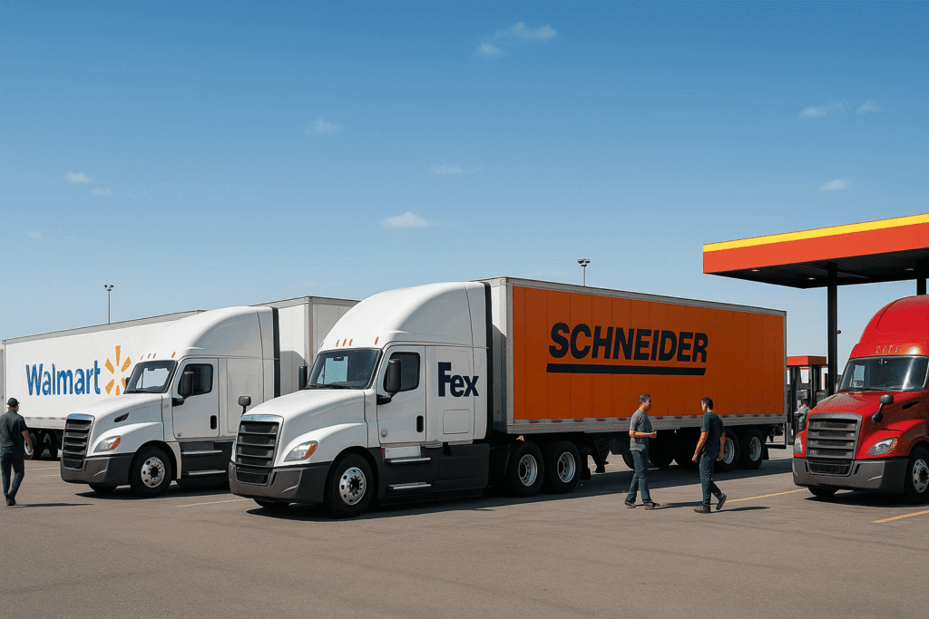 Top trucking companies hiring drivers with best pay and benefits