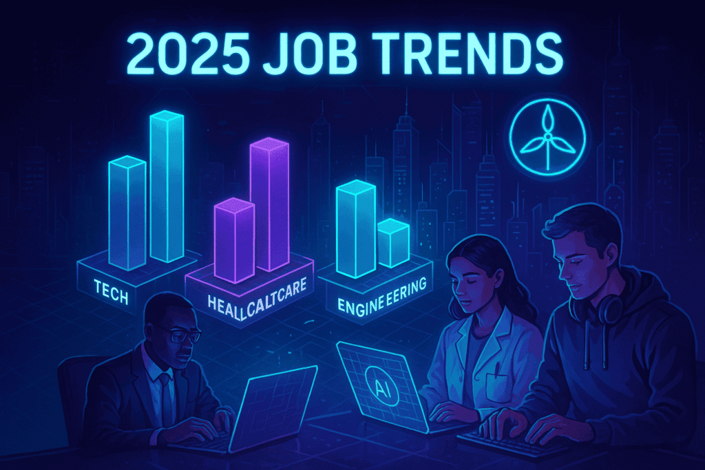 2025 US job market trends for international graduates in tech, healthcare and engineering