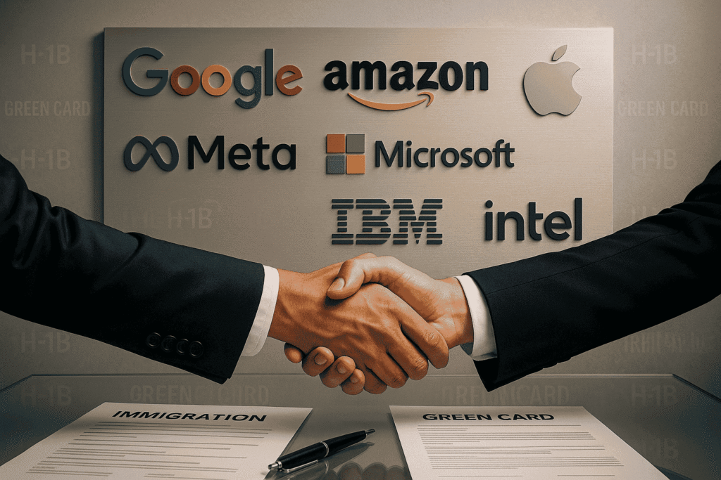 Best American companies offering H-1B and Green Card visa sponsorship programs
