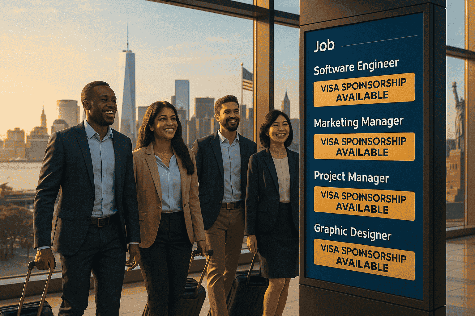 Companies hiring immigrants in the USA with visa sponsorship