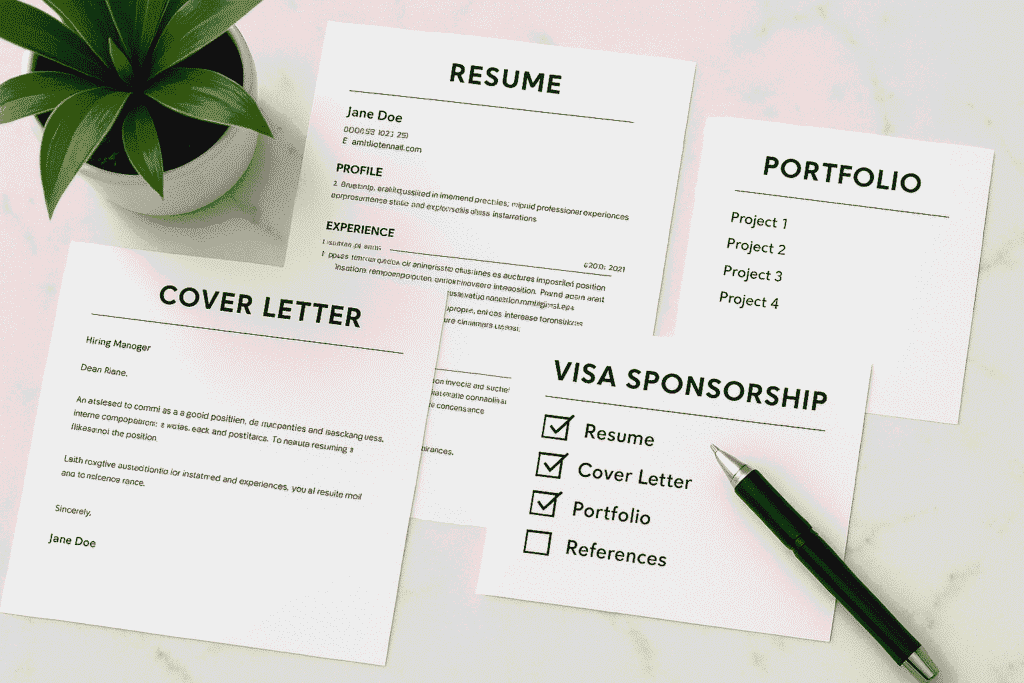 Tips for creating strong job application for US visa sponsorship opportunities